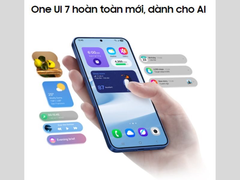 Tính năng AI trên Samsung hoạt động hiệu quả