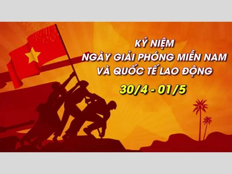 Cách cài đặt hình nền 30/4 1/5 đẹp