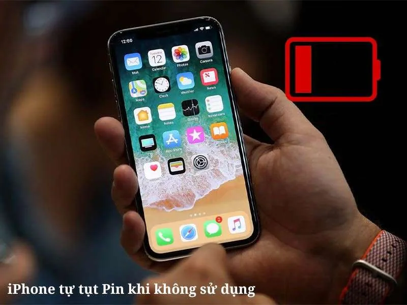 iPhone tự tụt Pin khi không sử dụng