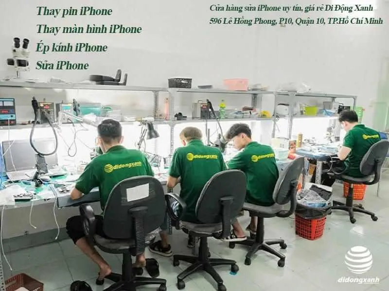 Thay Pin uy tín tại Di Động Xanh