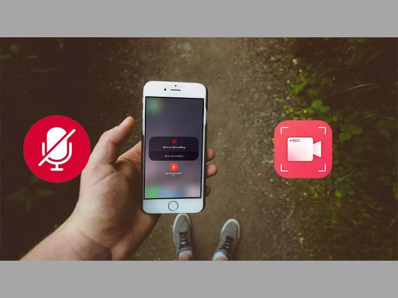 Quay màn hình iPhone không có tiếng