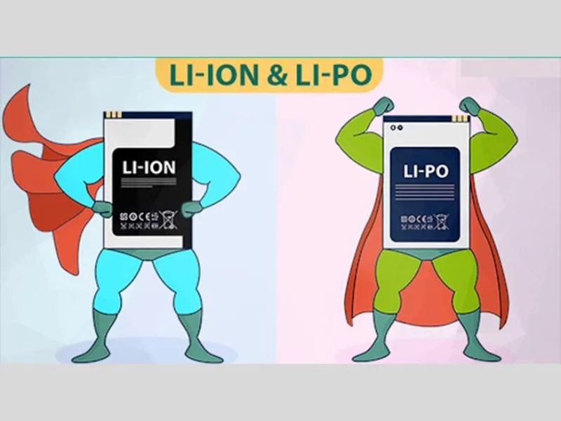 So sánh Pin Li-ion và Li-po chi tiết