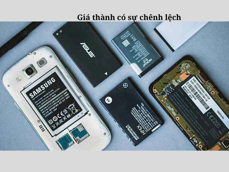 So sánh pin li-ion và li-po về giá thành