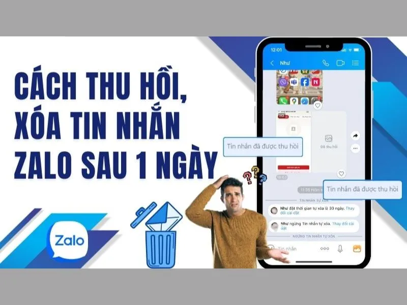 Thu hồi tin nhắn zalo sau 1 ngày