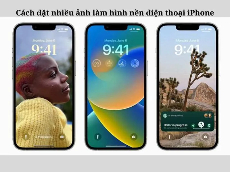Cách đặt nhiều ảnh làm hình nền điện thoại iPhone chuẩn