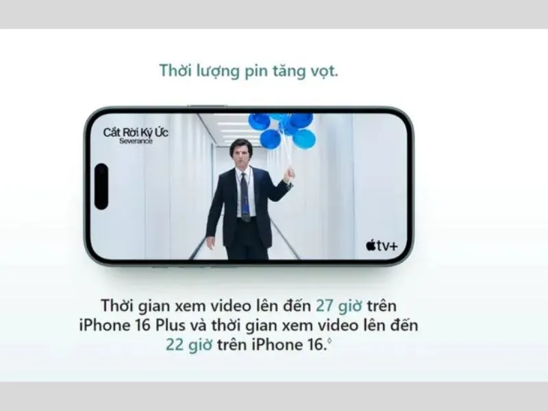 Đánh giá iPhone 16 Plus thời lượng sử dụng đáp ứng được ngày dài