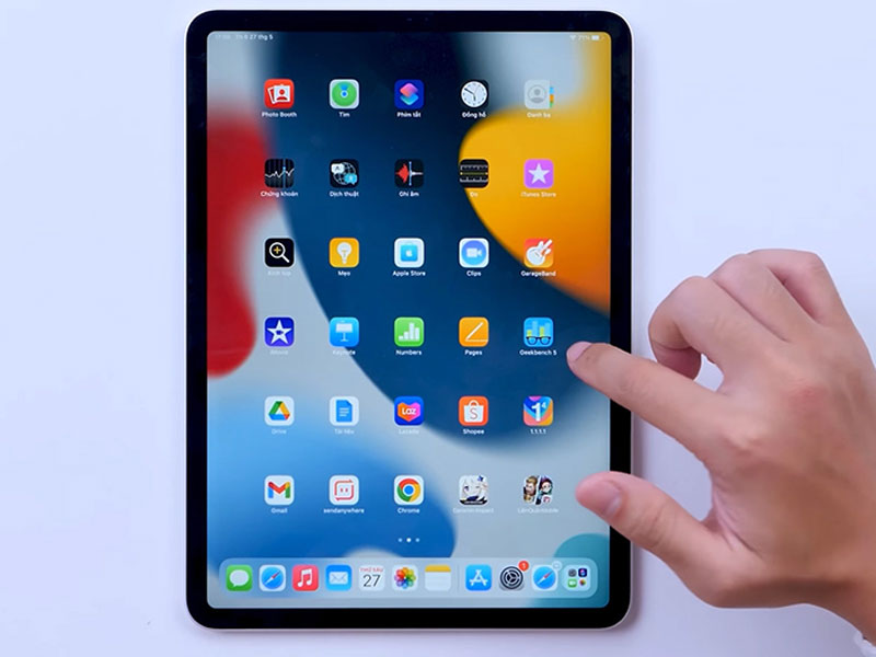 Ép kính iPad không ảnh hưởng màn hình, cảm ứng