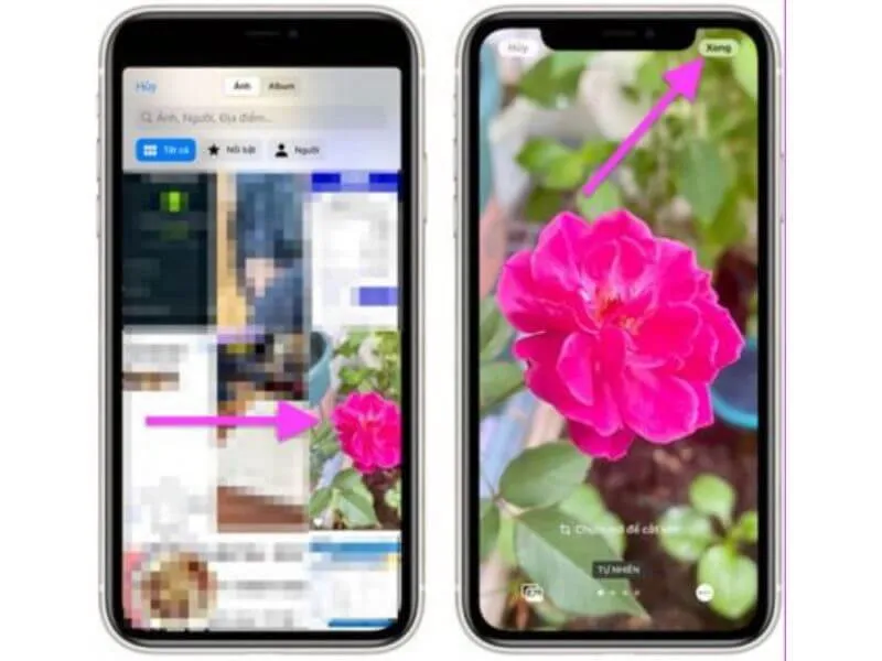đặt làm màn hình cho iPhone