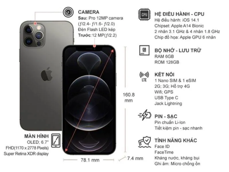 Các thông tin cần biết khi mua iPhone 12 Pro Max - iPhone dưới 10 triệu