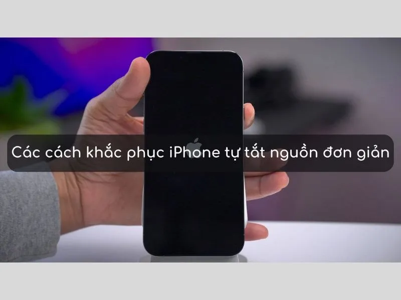 iPhone tự tắt nguồn rồi mở lại liên tục nhiều lần