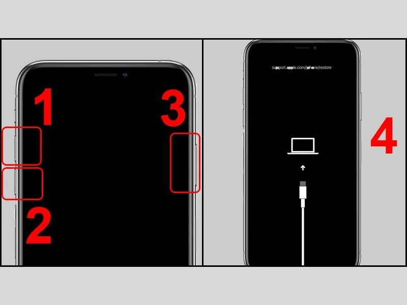 Khởi động chế độ Recovery Mode trên iPhone