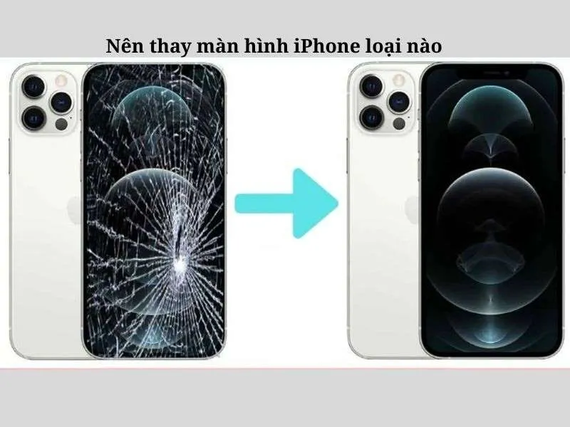 Nên thay màn hình iPhone loại nào chuẩn nhất