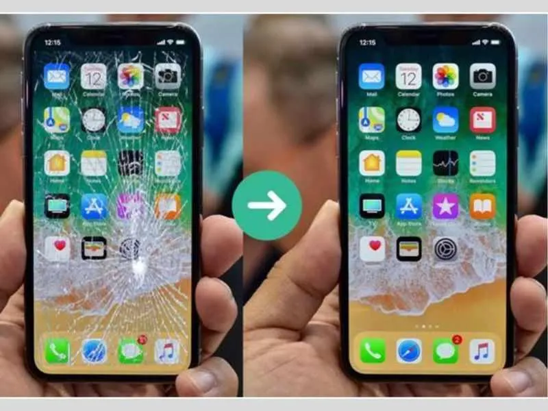 Màn hình bị vỡ nhiều và nên thay màn hình iphone loại nào?