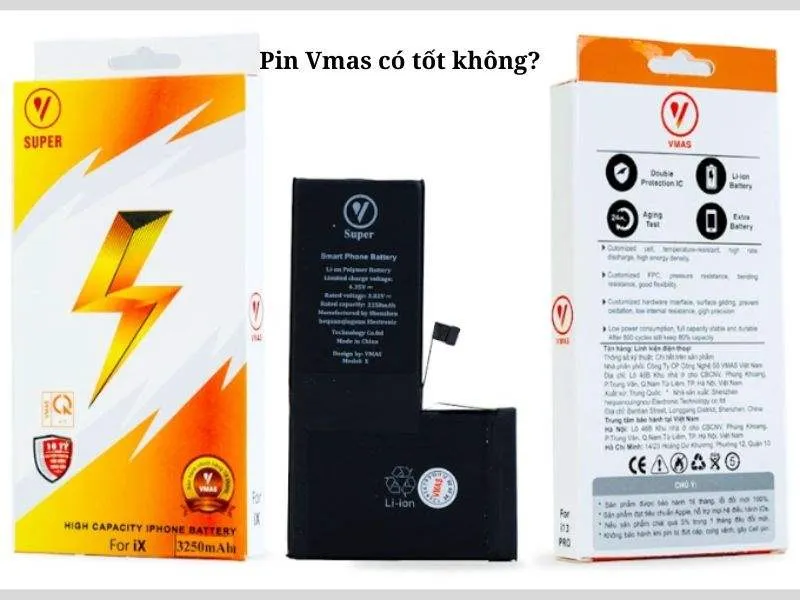 Pin Vmas có tốt không? Tất tần tật các thông tin chi tiết 