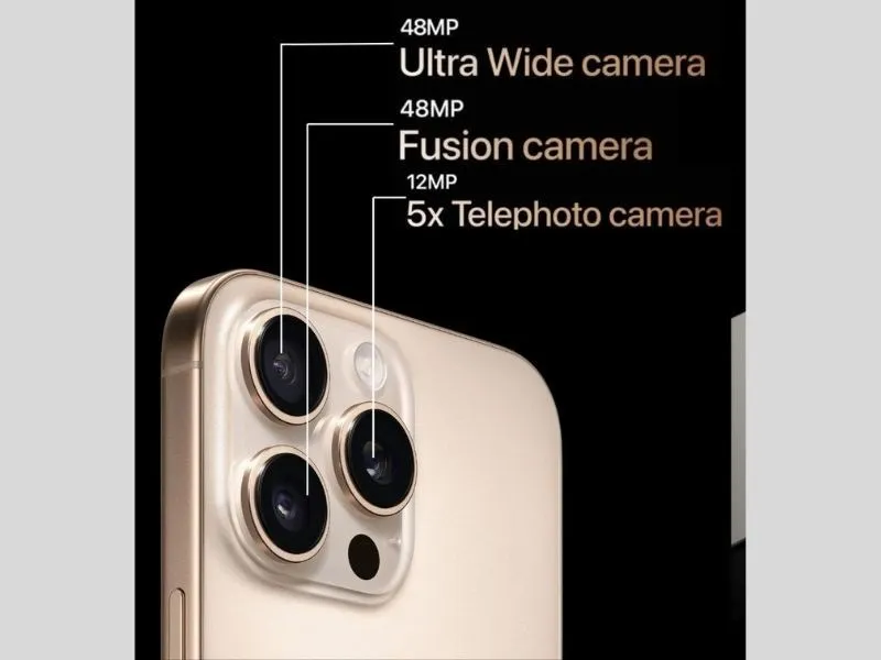 Thông số Camera của iPhone 16 Pro Max