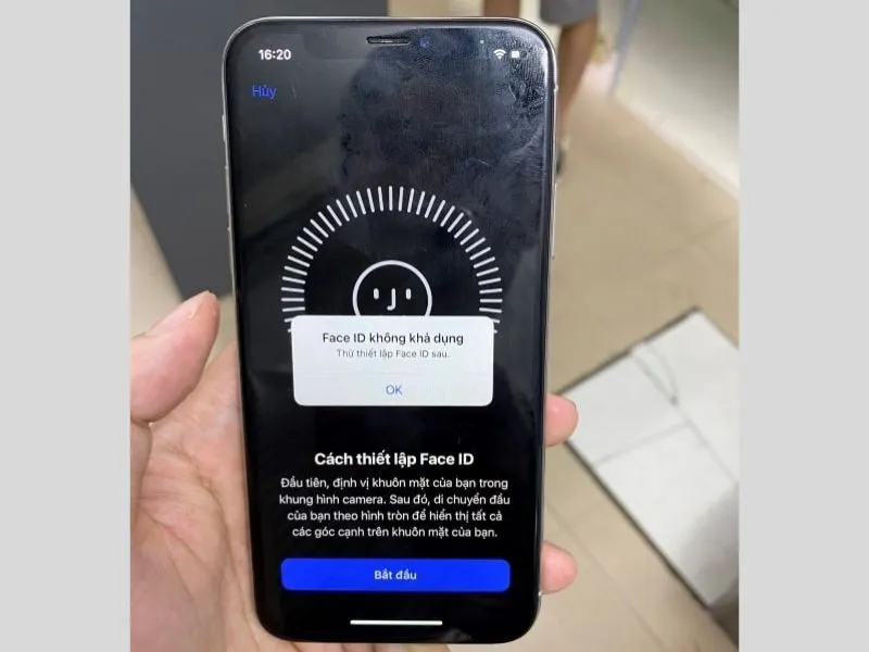 Thay màn hình iPhone có mất Face ID không do tay nghề thợ