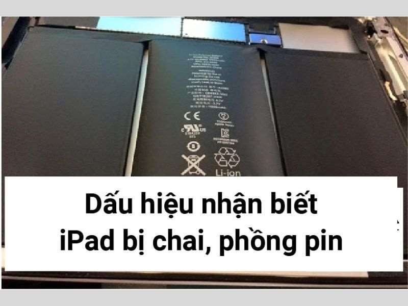 Một số dấu hiệu nhận biết cơ bản iPad hỏng Pin