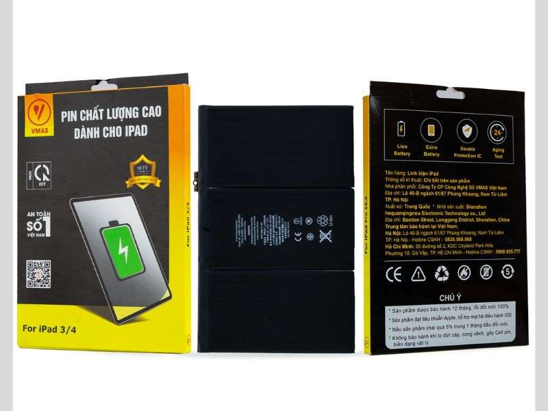 Pin Vmas chất lượng cao