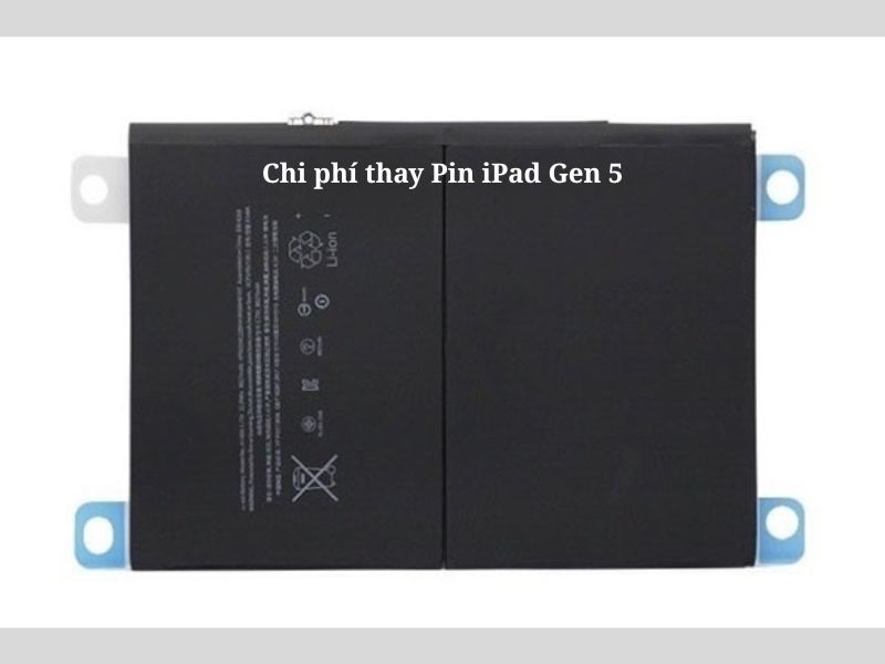 Thay Pin iPad Gen 5 Đà Nẵng chất lượng cao