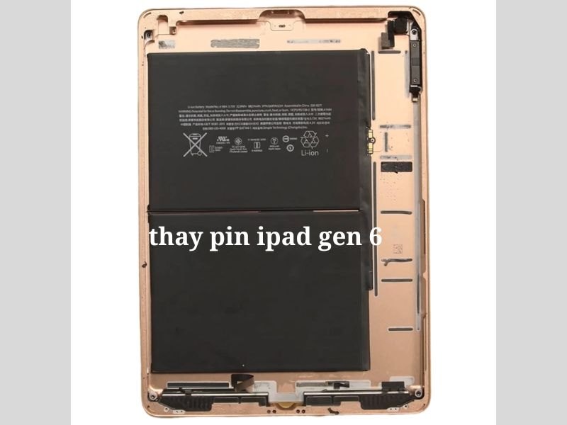 Thay Pin iPad Gen 6 chính hãng, chất lượng tại Đà Nẵng