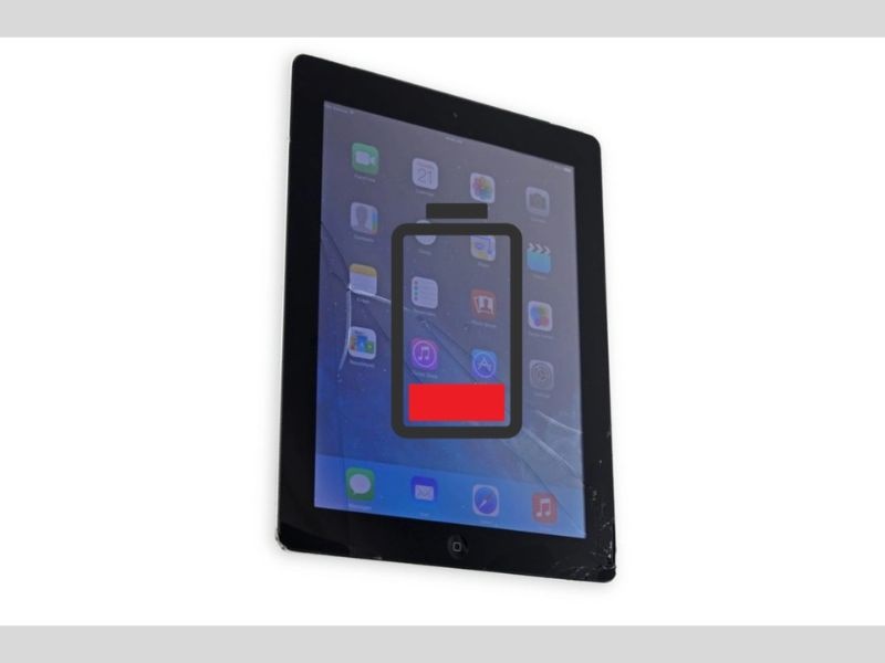 Pin iPad tự tụt dù không sử dụng