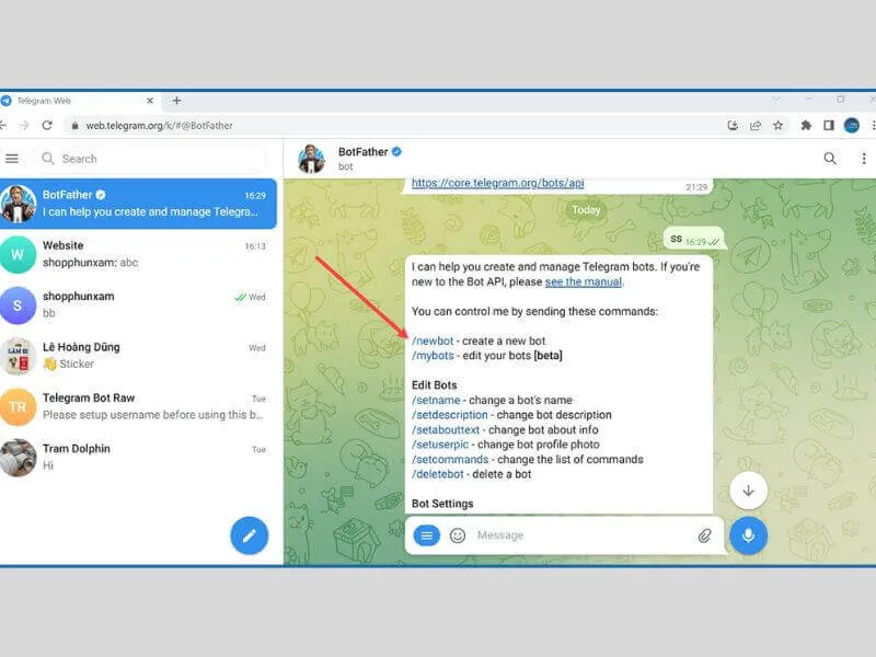 Cách vào telegram bị chặn trên iPhone bằng web