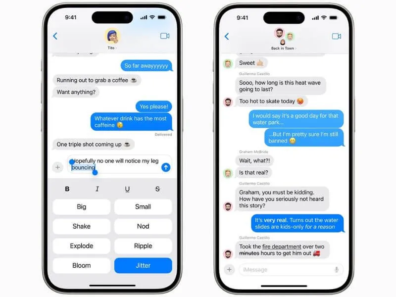 Cài đặt imessage trên iPhone ios 18