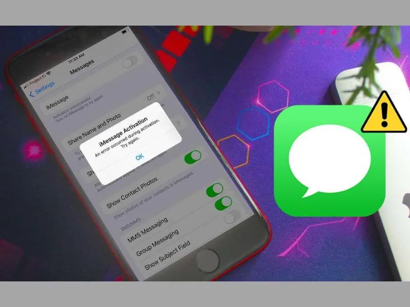 iMessage không kích hoạt được