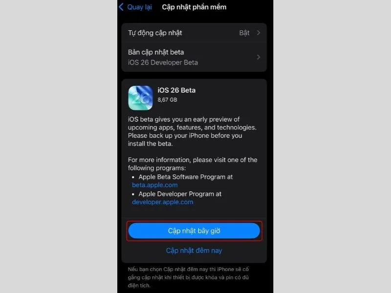 iOS 26 hỗ trợ máy nào? Cách cập nhật iOS 26 Beta nhanh nhất?