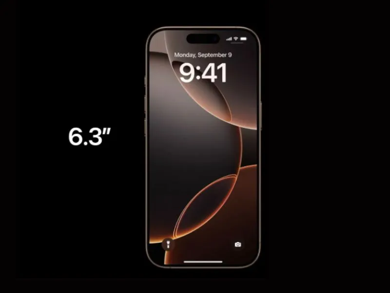 Kích thước iPhone 16 Pro bao nhiêu inch
