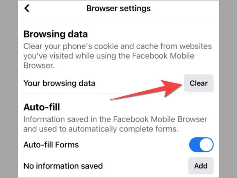 Xoá bộ nhớ cache trên iPhone