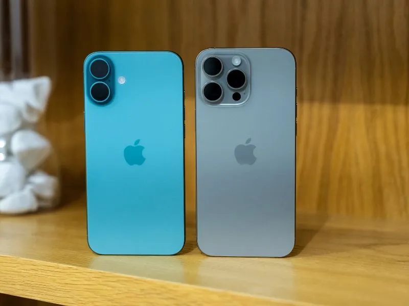 iPhone 16 Plus có thiết kế mỏng hơn và nhẹ hơn iPhone 16 Pro Max