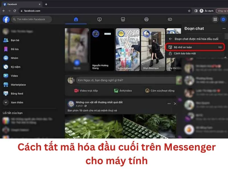 Tắt trên laptop