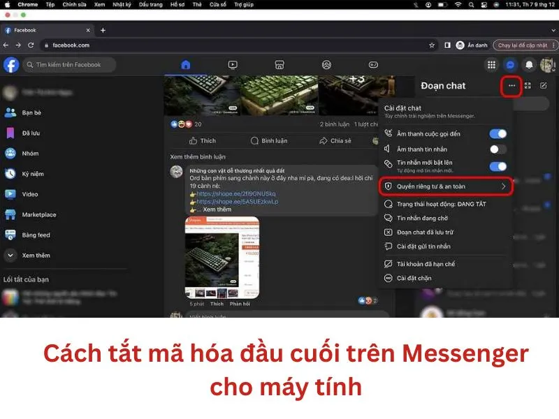 Các bước trên PC