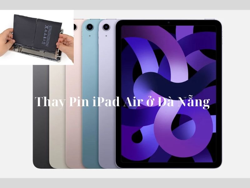 iPad Air tương thích với nhiều hãng Pin