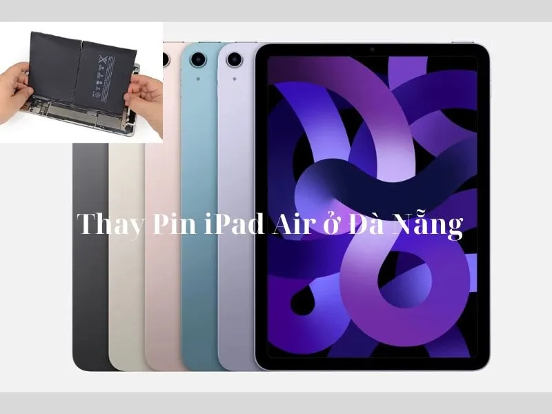 iPad Air tương thích với nhiều hãng Pin