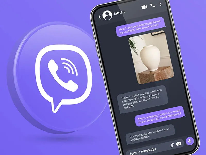 Viber dùng tương tự Telegram được ưa chuộng