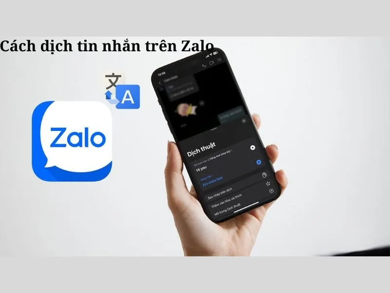 Cách dịch tin nhắn trên Zalo bằng iOS/Android 