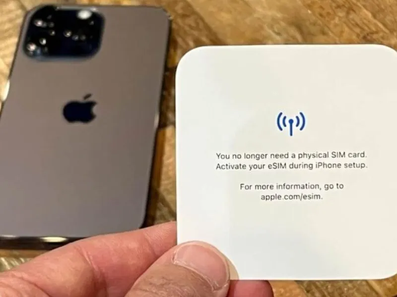 Chuẩn bị hướng dẫn cài esim trên iPhone 14 Pro Max