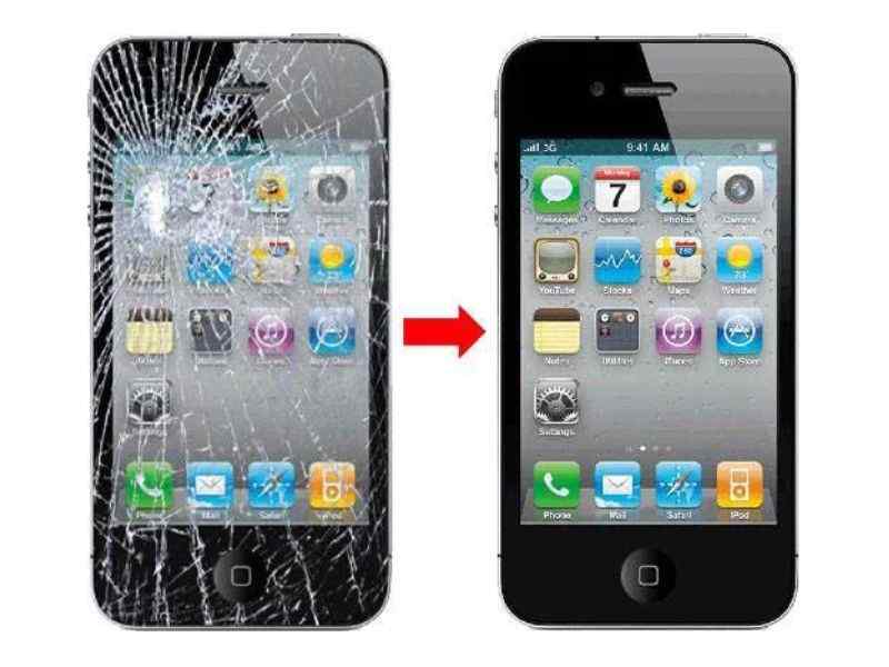 Thay ép kính iPhone 5 , 5s chính hãng