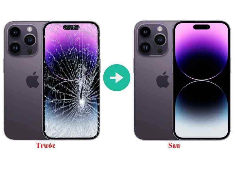 Thay Ép Kính iPhone 14 | 14 Plus | 14 Pro | 14 Pro Max Đà Nẵng chuyên nghiệp