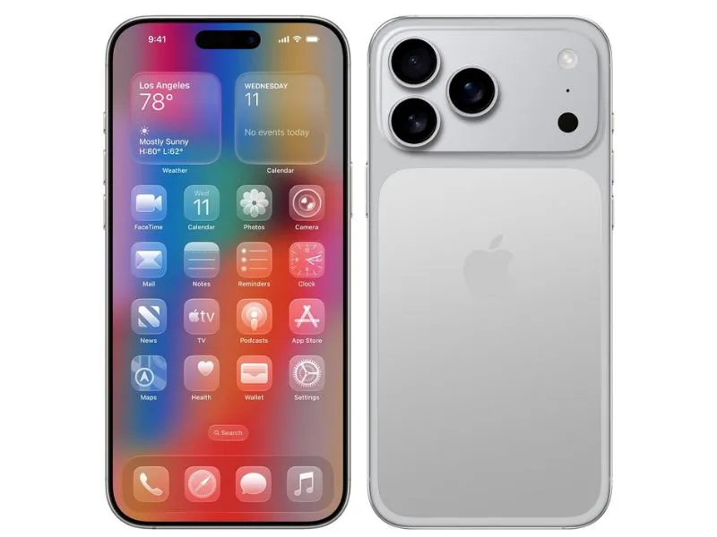 Điện thoại iPhone 17 Pro phiên bản màu trắng