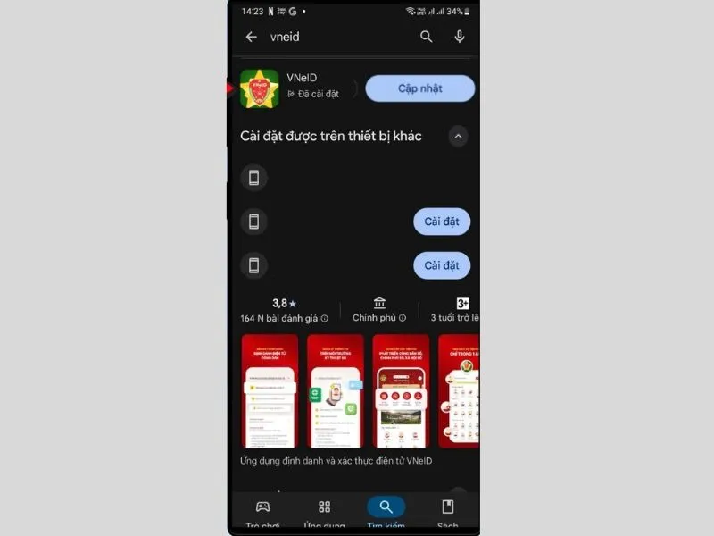 Cập nhật ứng dụng liên tục
