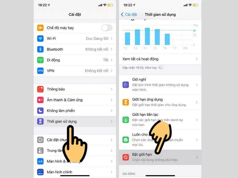 Bật tính năng mua In App