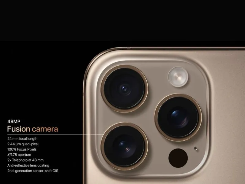Camera iPhone 16 Pro Max