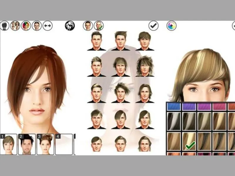 Hairstyle Magic Mirror Lite app