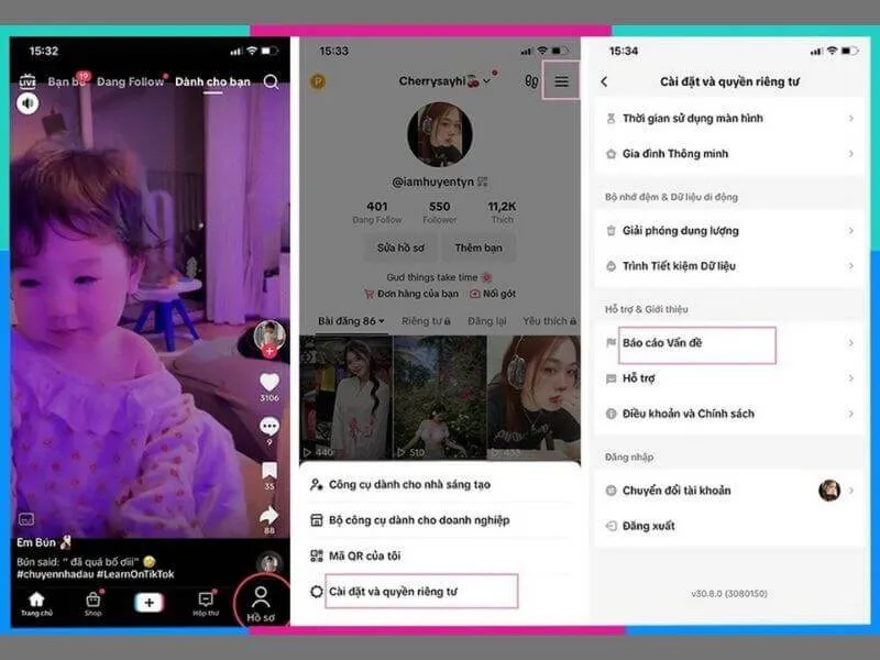 Cách lấy lại nick TikTok cũ bằng ID