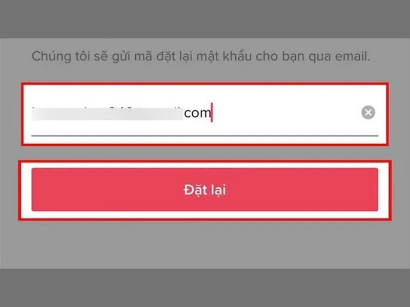 Nhập mã để đặt lại mật khẩu