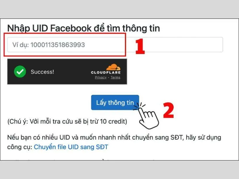 Hỗ trợ quét số điện thoại Facebook hiệu quả