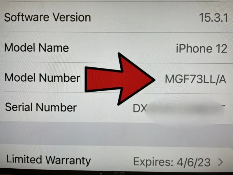 Cách phân biệt các mã máy trên iPhone
